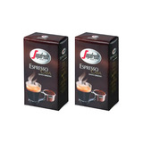 Pack X2 Cafe Molido Segafredo Espresso 250g Tostado S/azúcar