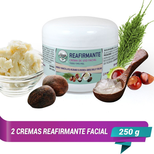 Crema Reafirmante Facial Colágeno Elastina Manteca De Karité