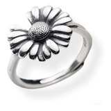 Anillo Plata 925 Diseño Flor. Ajustable