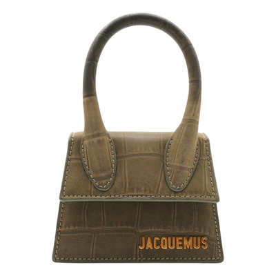 Bolsa Jacquemus Le Chiquito Mini Verde Verde Musgo Cocodrilo