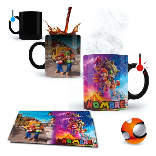 Taza Mágica Personalizada Videojuegos Varios Modelos Gamers