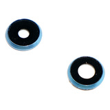 2x Cristal Lente De Camara Para Huawe Mate 20 Lite Azul