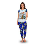 Pijama De Osos Esandalosos Multiusos Pantalón Más Antifaz 