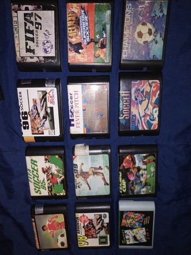  Coleccion 13 Juegos De Futbol Sega, De Los 90/canjeo!!leer!