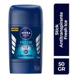 Antitranspirante Nivea Men Fresh Ice 48h En Barra 50gr