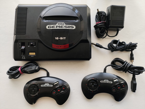 Consola Sega Genesis 100% Original + 1 Juego + 2 Controles
