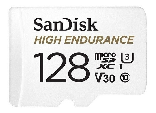 Micro Sd Sandisk High Endurance 128gb Clase 10 4k- Challet99