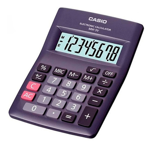 Calculadora Casio Mw 5v Negro