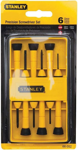 Set De Destornilladores Stanley Tools 6 Piezas Precision