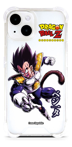 Funda Celular Para iPhone Dragon Ball Vegeta Transparente