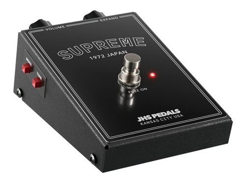 Pedal Jhs Legends Of Fuzz Supreme (novo/nf) Cor Preto