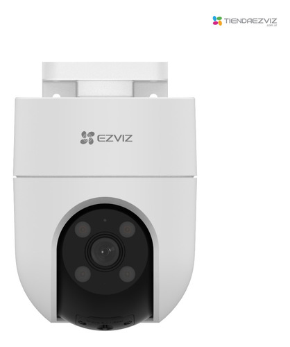 Cámara De Seguridad Ezviz H8c + Micro-sd 64gb Con Resolución De 2mp Visión Nocturna Incluida Blanca 