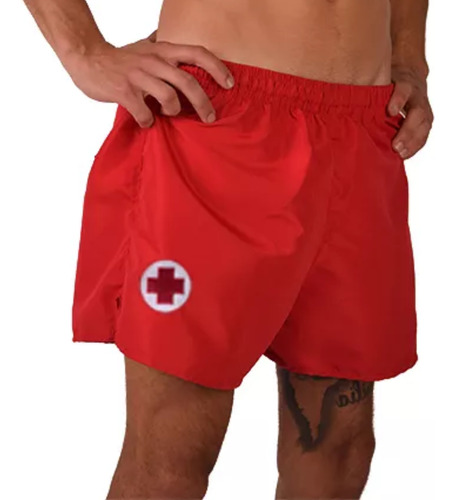 Short Guardavidas Short De Baño Hidrasport Malla Hombremujer