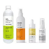 Kit Piel Grasa (gel + Bruma + Equilibre + Skincer) Biobellus