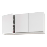 Armário De Parede 100% Mdf Lavanderia 120cm 03 Portas Branco