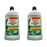 Aceite Castrol Super Outboard Plus 2 Piezas De 946ml