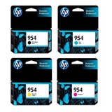 Combo Cartucho Hp 954 Negro + Colores Para 8710 8210 Orginal