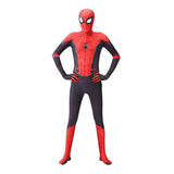 Traje Para Spiderman Miles Morales Cosplay Adultos Halloween