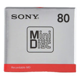 Set De Minidiscs Sony Mdw80t, Capacidad De 80 Min. X5 Piezas