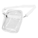 Bolso De Mensajero Transparente Con Cremallera De Pvc Transp