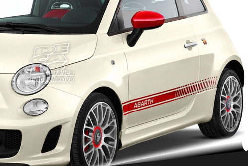 Calcomania Fiat 500 Abarth Decoración Juego