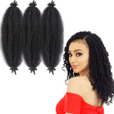 Iximii 3 Paquetes De Cabello Negro Natural Afro Torcido De .