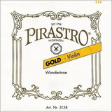 Cuerdas Violín Pirastro Wondertone Gold 4/4, Media.