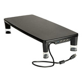 Soporte De Monitor Ajustable 3m Con Concentrador Usb De 4 P.