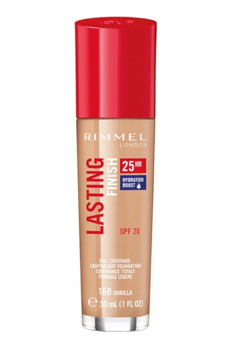 Rimmel Base Lasting Finish 25 Hs Hydration Boost X 30 Ml