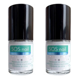 Fortalecedor Regenerador Unhas Danificadas 7ml Sos Nail 2 Un