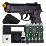 Kit Esportista Airguns M9 6.0 Silicone Esferas Maleta Coldre