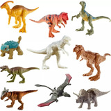 Jurassic World Dominion Mini Figuras De Dinosaurio X 10 Lujo