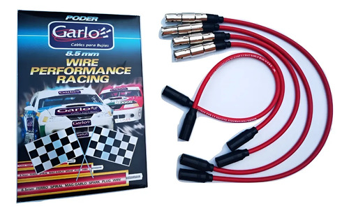 Cables De Bujias Garlo Race 8.5mm A3 Jetta Golf 2.0l 5cables | Envío gratis