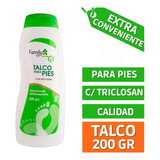 Family Set Talco Para Pies Desodorante Antitranspirante 200g