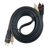 Cable De Video Componente Con Audio 5 Rca Rgb 