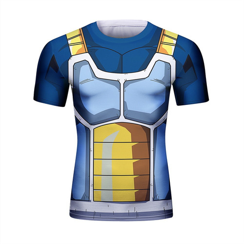 Playera Dragon Ball Vegeta 2k18 Armadura Cosplay Ejercicio G