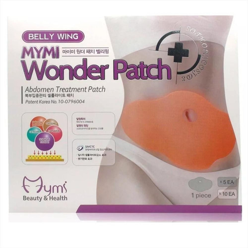 5 Parches Reductores Abdomen Mymi Wonder Patch