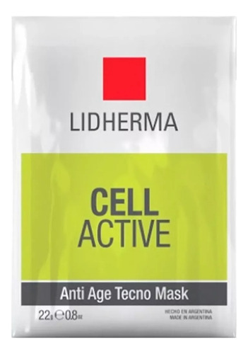 Cellactive Antiage Tecnomask Mascara Lidherma Celulas Madre