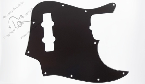 Escudo Jazz Bass American Standard Preto (1 Camada)