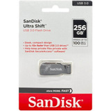 Pack X3 Pendrive 256 Gb Usb 3.0 100 Mb Veloz Shift Sandisk