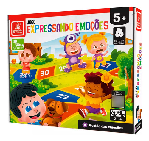 Jogo Expressando Emoções Sentimento Tabuleiro Gigante +4anos