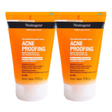 Kit 2 Esfoliantes Neutrogena Acne Proofing 100g