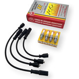 Kit Cables+bujias Ngk Fiat Uno 01/03 1.3mpi