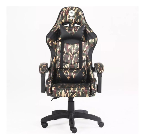 Silla De Escritorio Gamer Dooku Kanji 328t-ca Camuflada