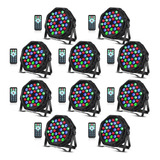 36 Luces Led Par, Par Rgb Puede Iluminar Luces De Escenario,