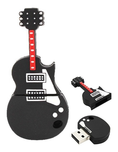 Pen Drive 32 Gb. En Forma De Instrumentos Guitarra Electrica