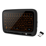 Teclado Sem Fio H18+ 2.4ghz Full Touchpad Luz De Fundo