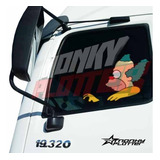 Vinilo Ventana Camion - Simspons Krusty  Camioneros