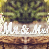 Adeeing Mr Y Mrs Firma Decoraciones De Mesa De Novio De Boda