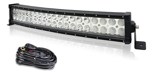 Barra De Luz Led, Barra De Luz Led Curvada De 22 Pulgadas De